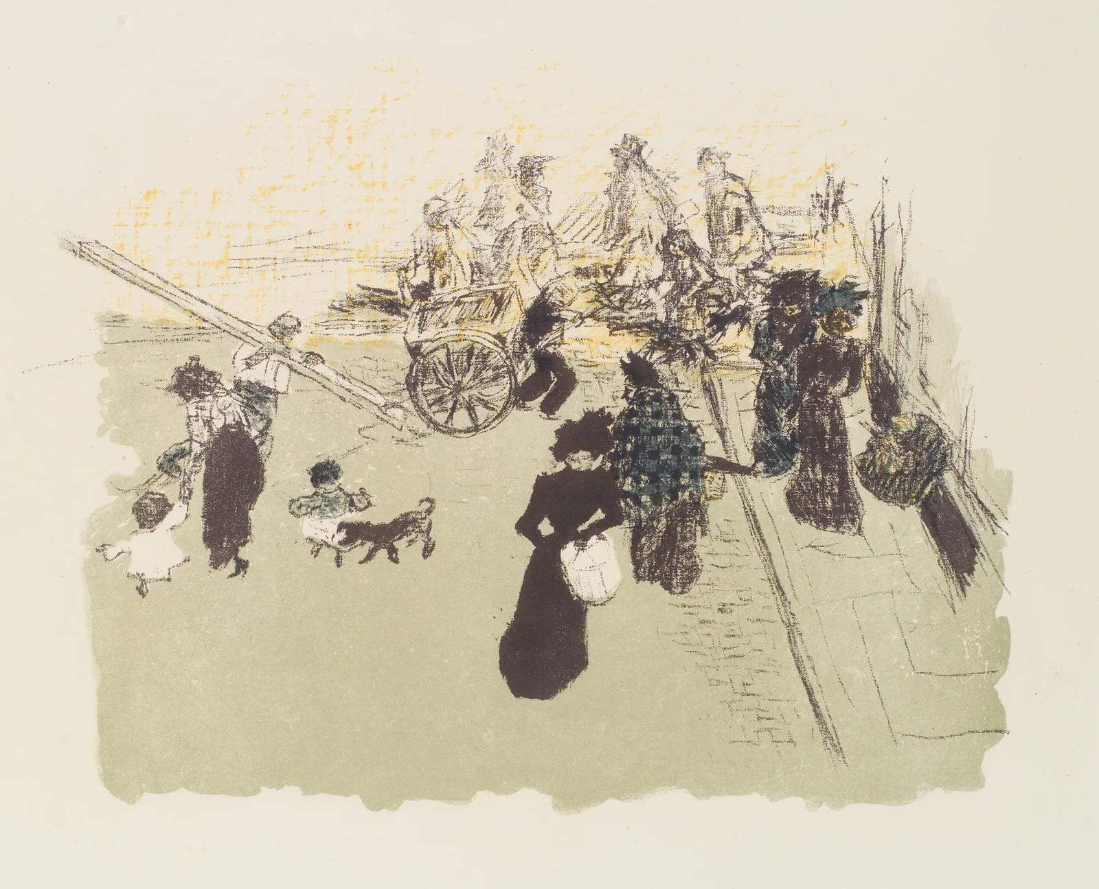 Coin de rue av Pierre Bonnard