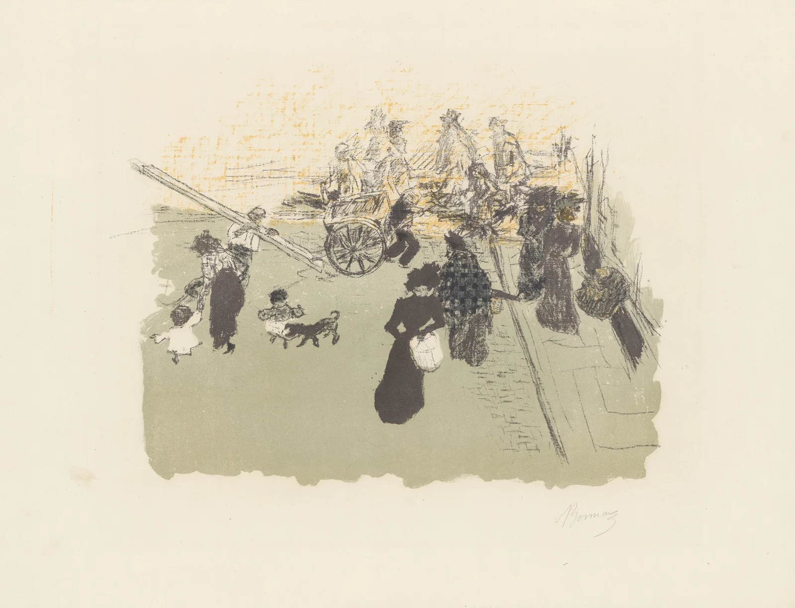 Coin de rue av Pierre Bonnard