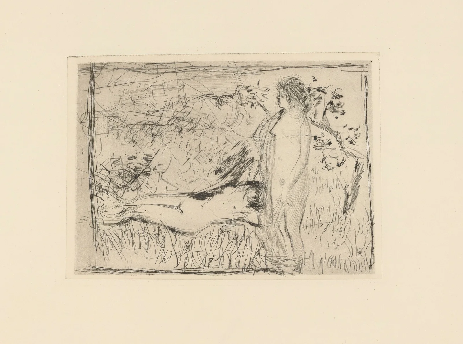 Deux nus (les baigneuses) av Pierre Bonnard