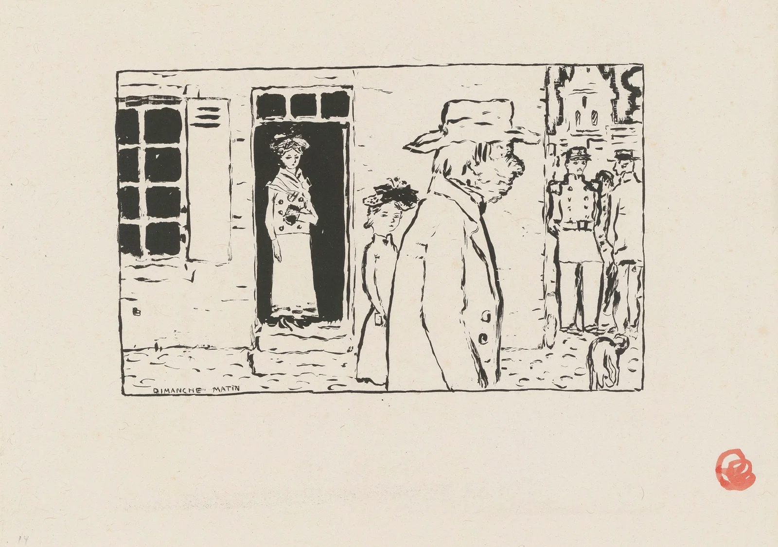 Dimanche matin av Pierre Bonnard