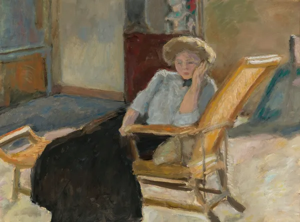 Femme Assise av Pierre Bonnard