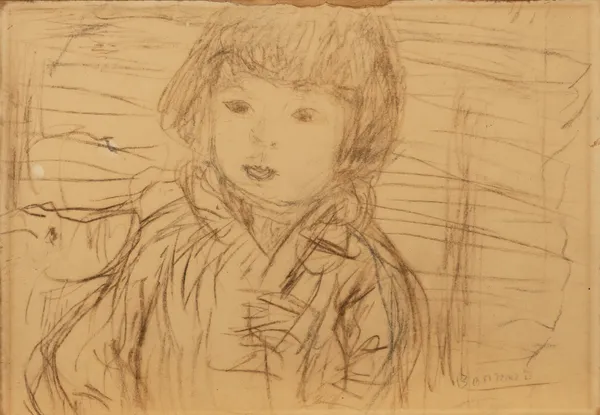 Isabelle Lecomte du Nouy enfant av Pierre Bonnard