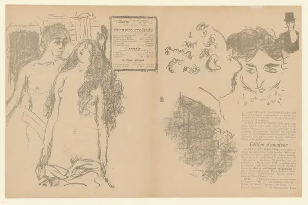 La dernière croisade – Programme pour le théâtre de l’oeuvre av Pierre Bonnard