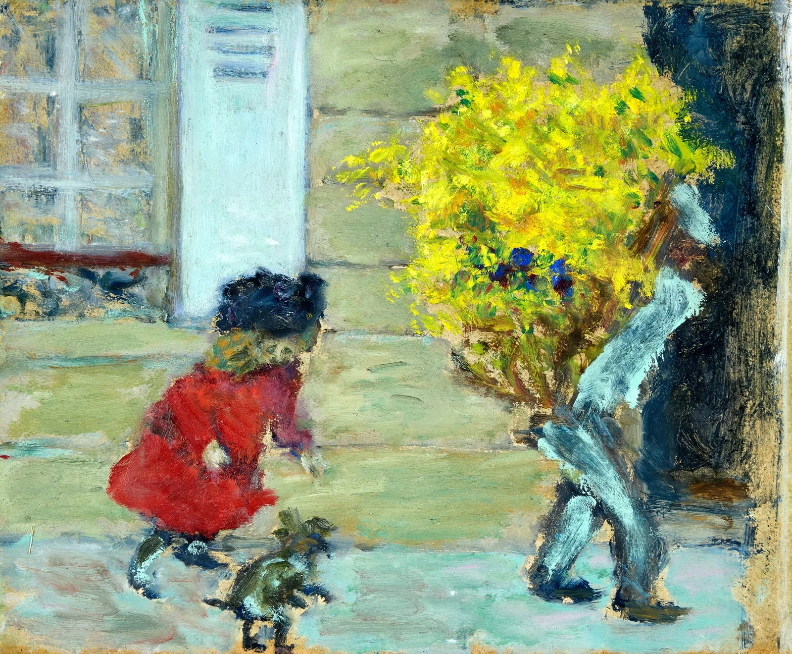 La gerbe de mimosa av Pierre Bonnard