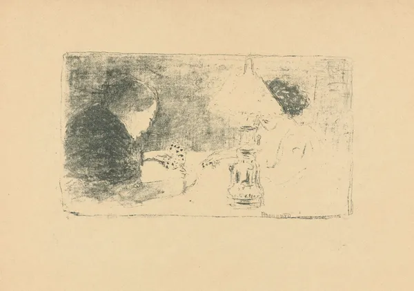 La partie de cartes av Pierre Bonnard