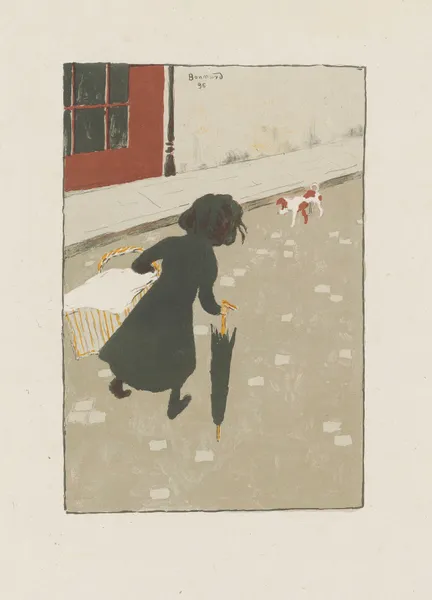 La petite blanchisseuse av Pierre Bonnard