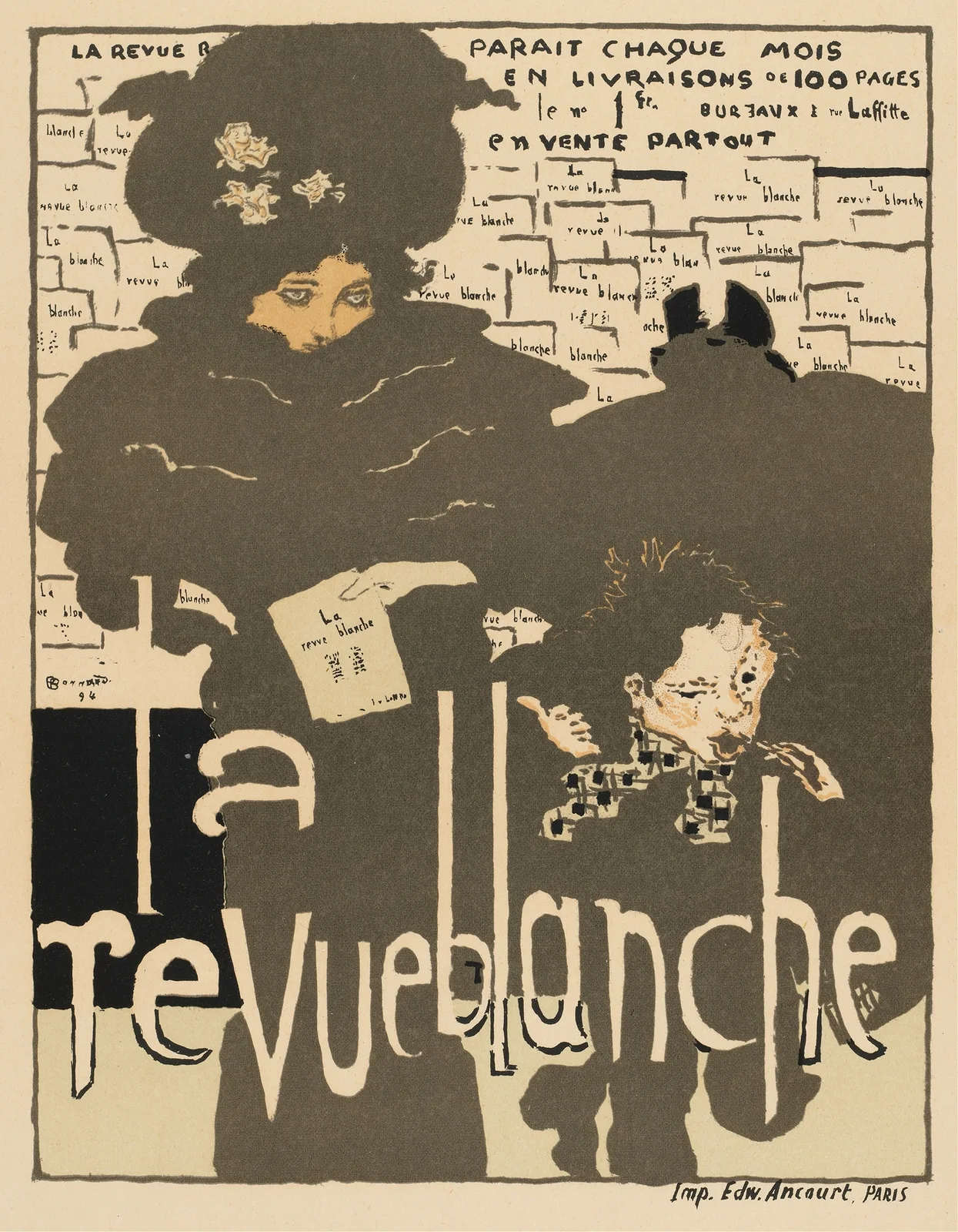 La Revue Blanche av Pierre Bonnard