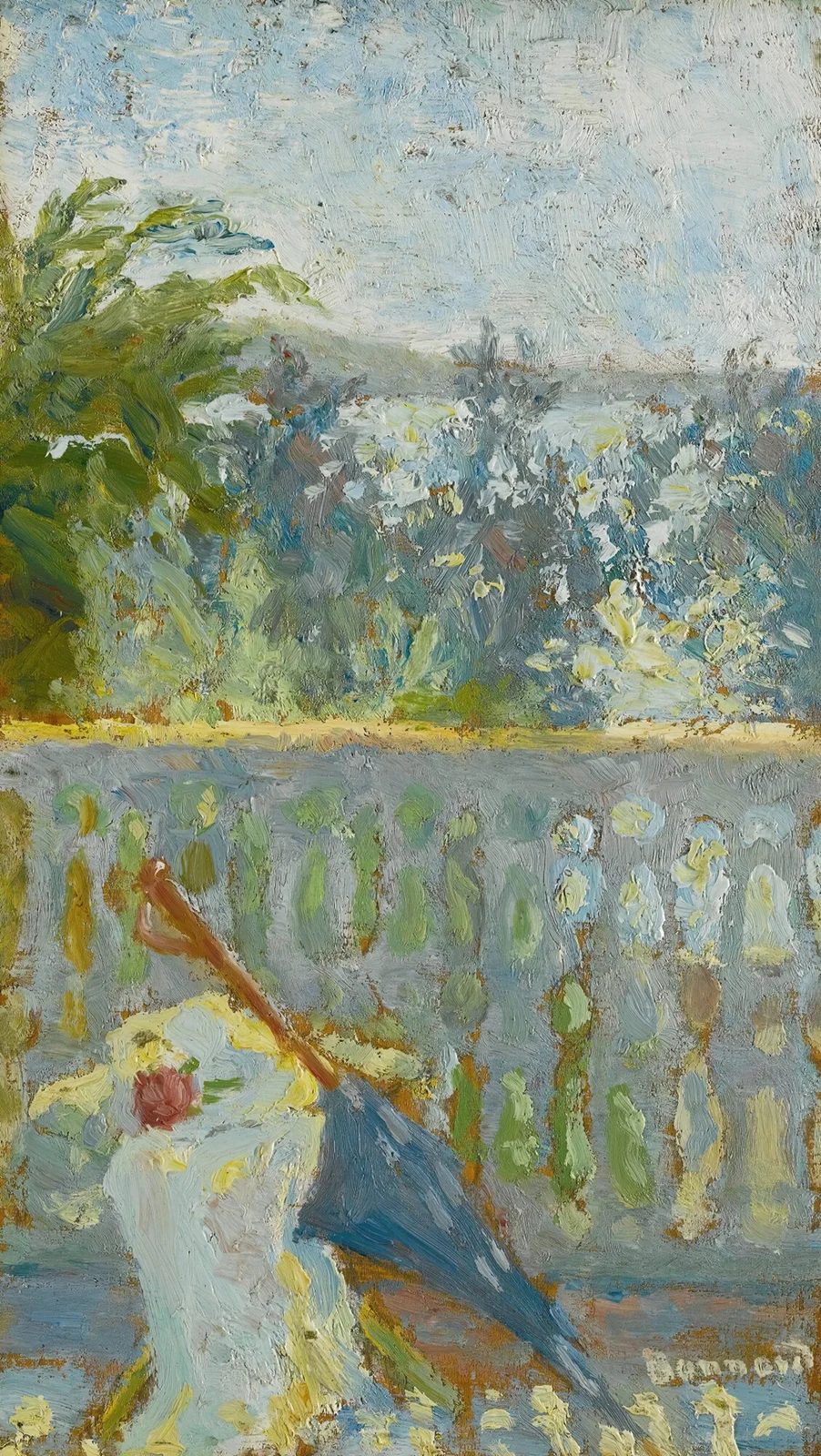 Le Balcon Et L’ombrelle av Pierre Bonnard