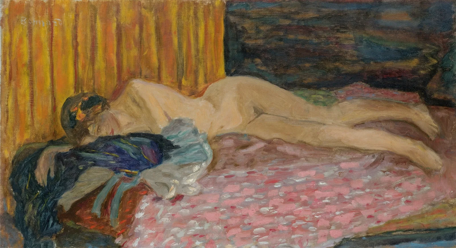 Le Canapé Rose av Pierre Bonnard