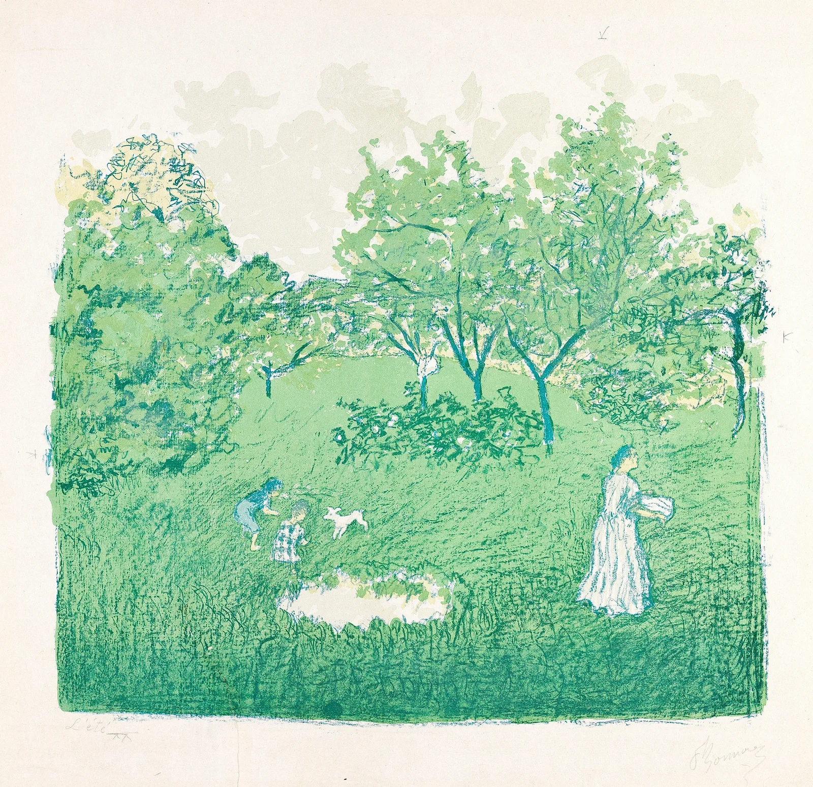 Le Verger av Pierre Bonnard