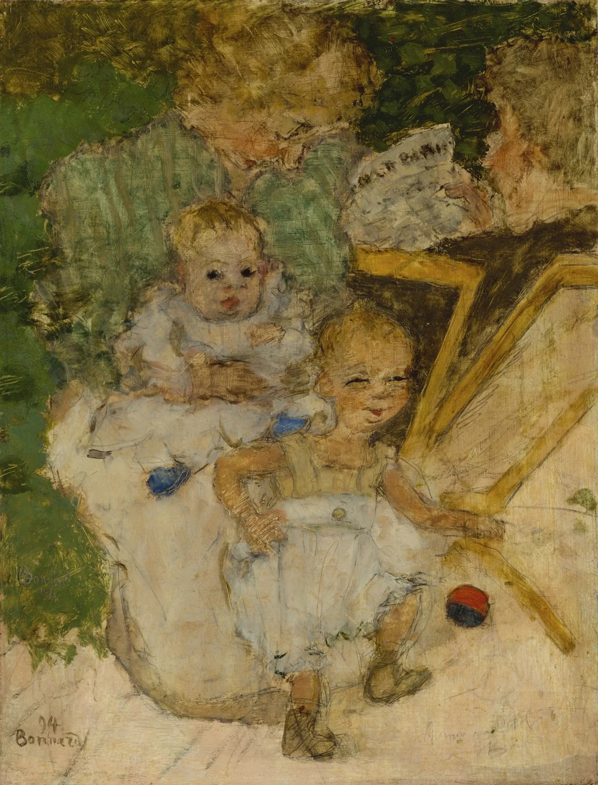 Les Mamans (La Famille Cottet) av Pierre Bonnard