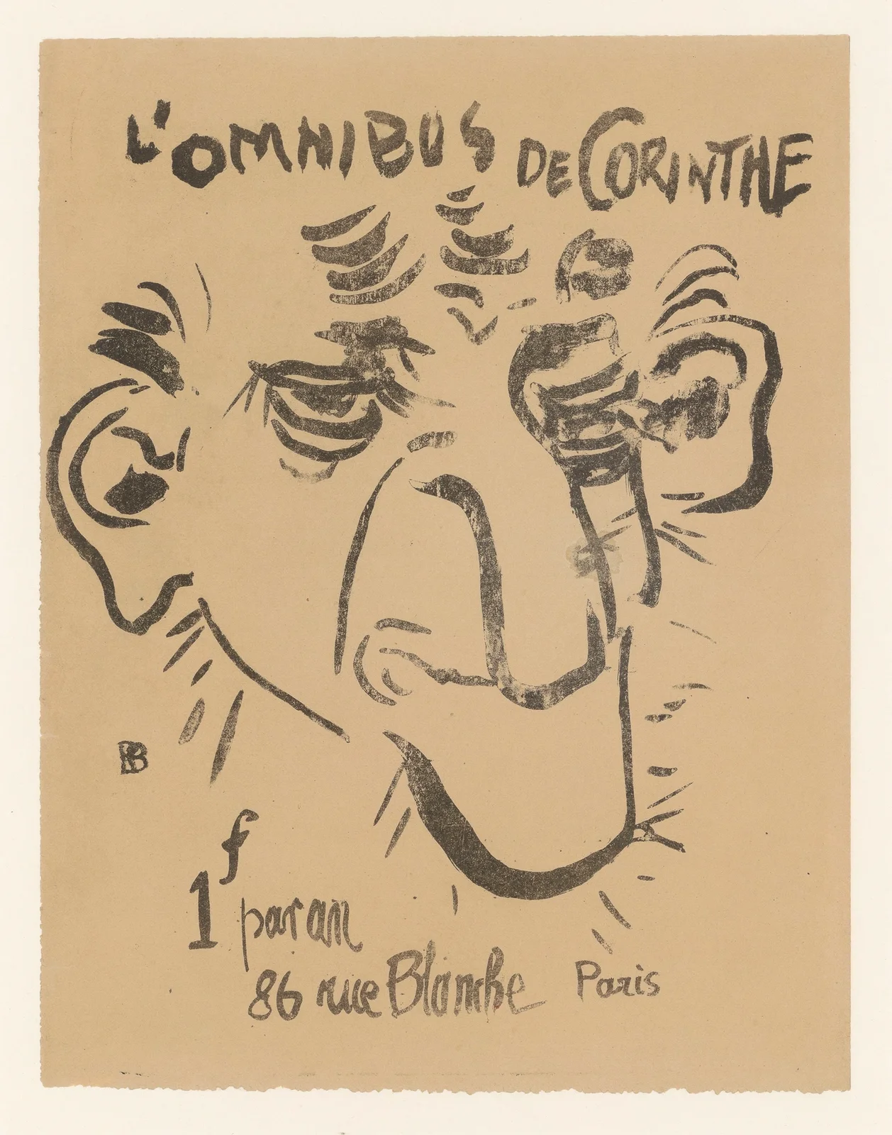 L’omnibus de Corinthe av Pierre Bonnard