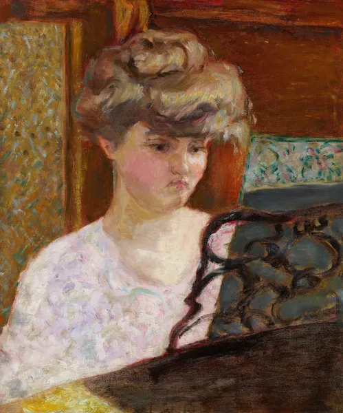 Misia au piano (Portrait de Misia Natanson) av Pierre Bonnard