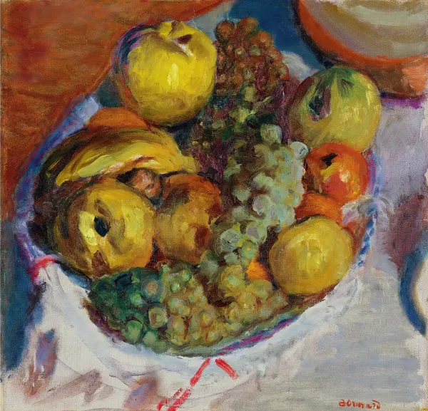 Nature Morte, Trois Grappes De Raisin av Pierre Bonnard