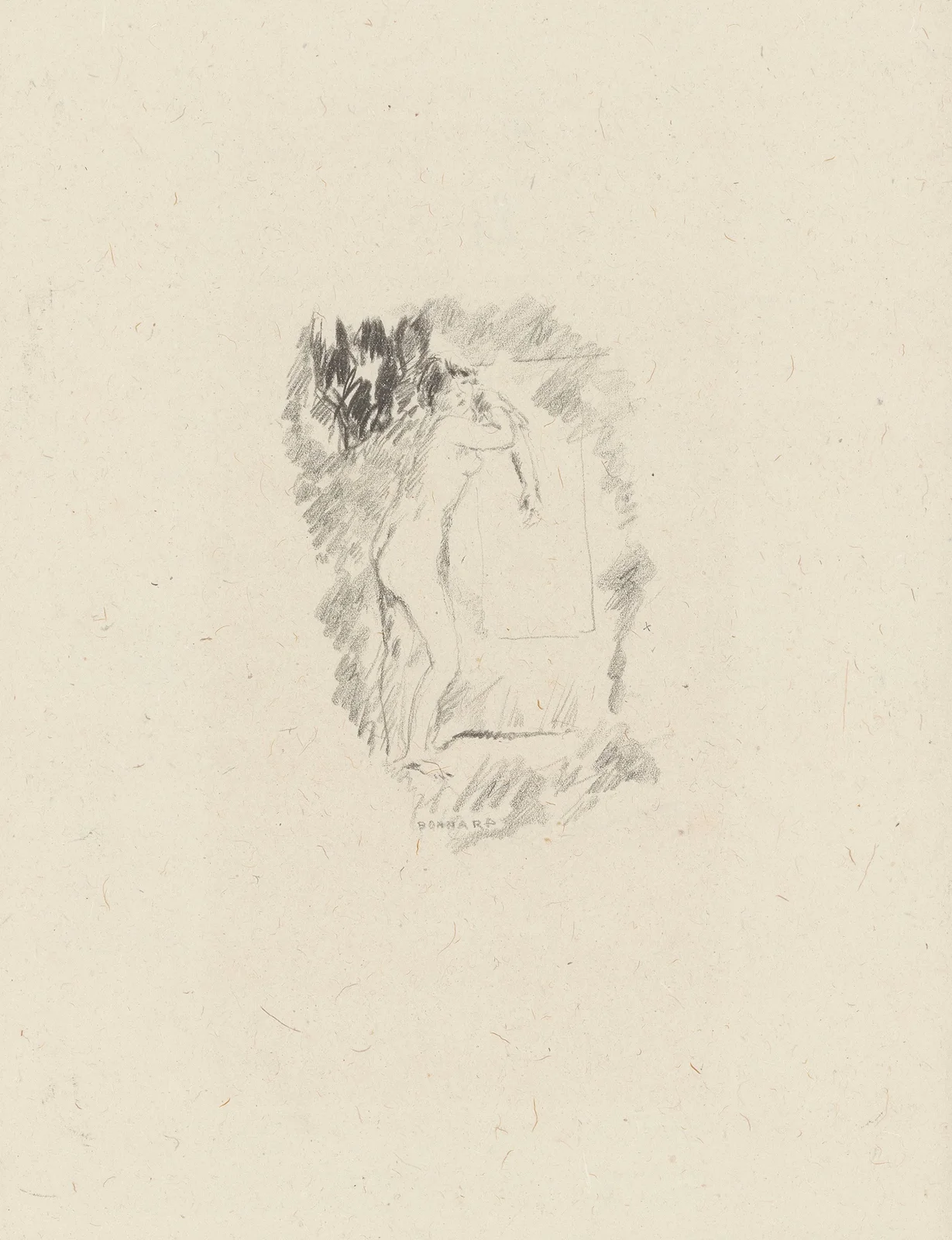 Nu à la toilette av Pierre Bonnard