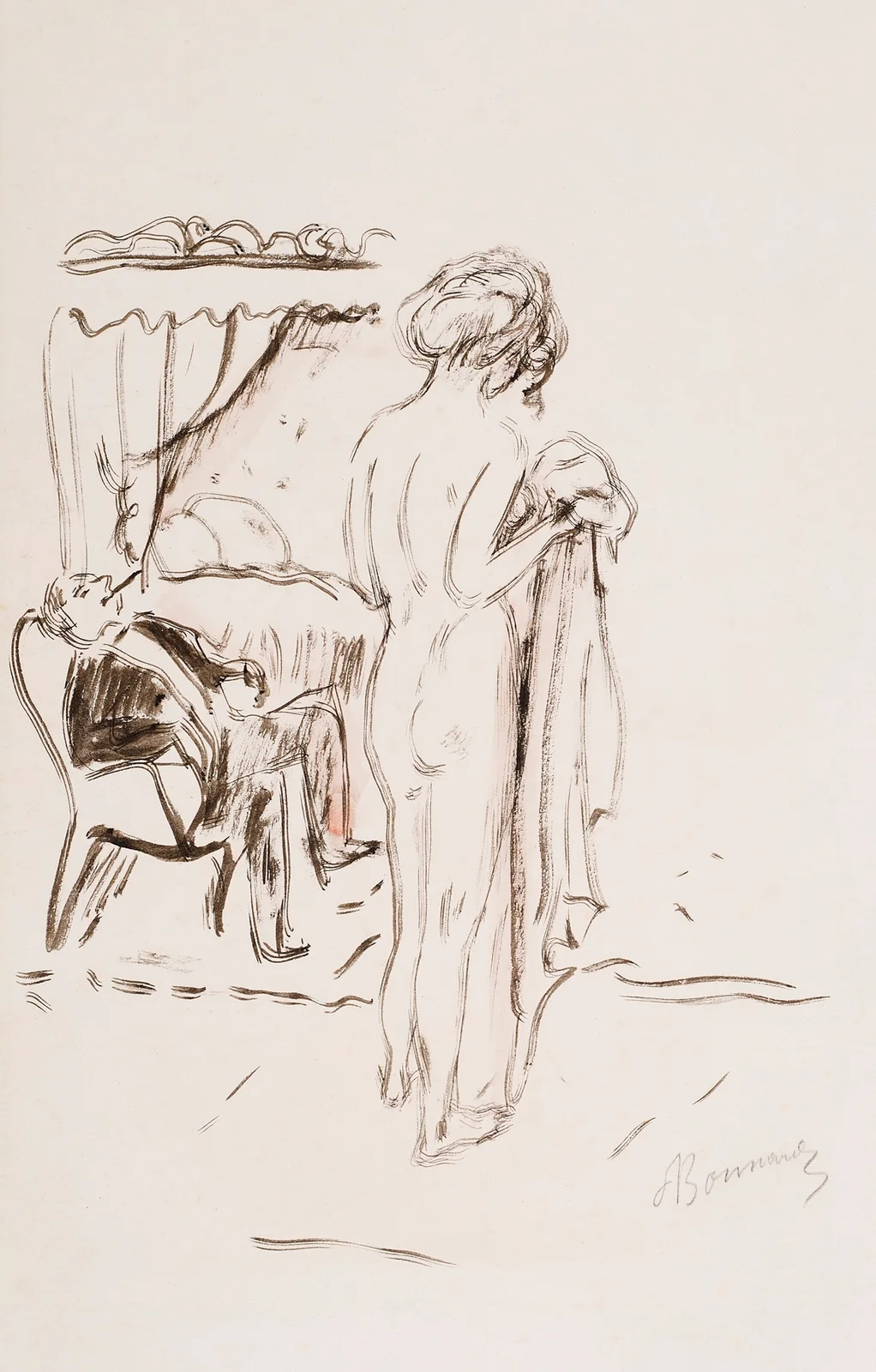 Nu debout av Pierre Bonnard