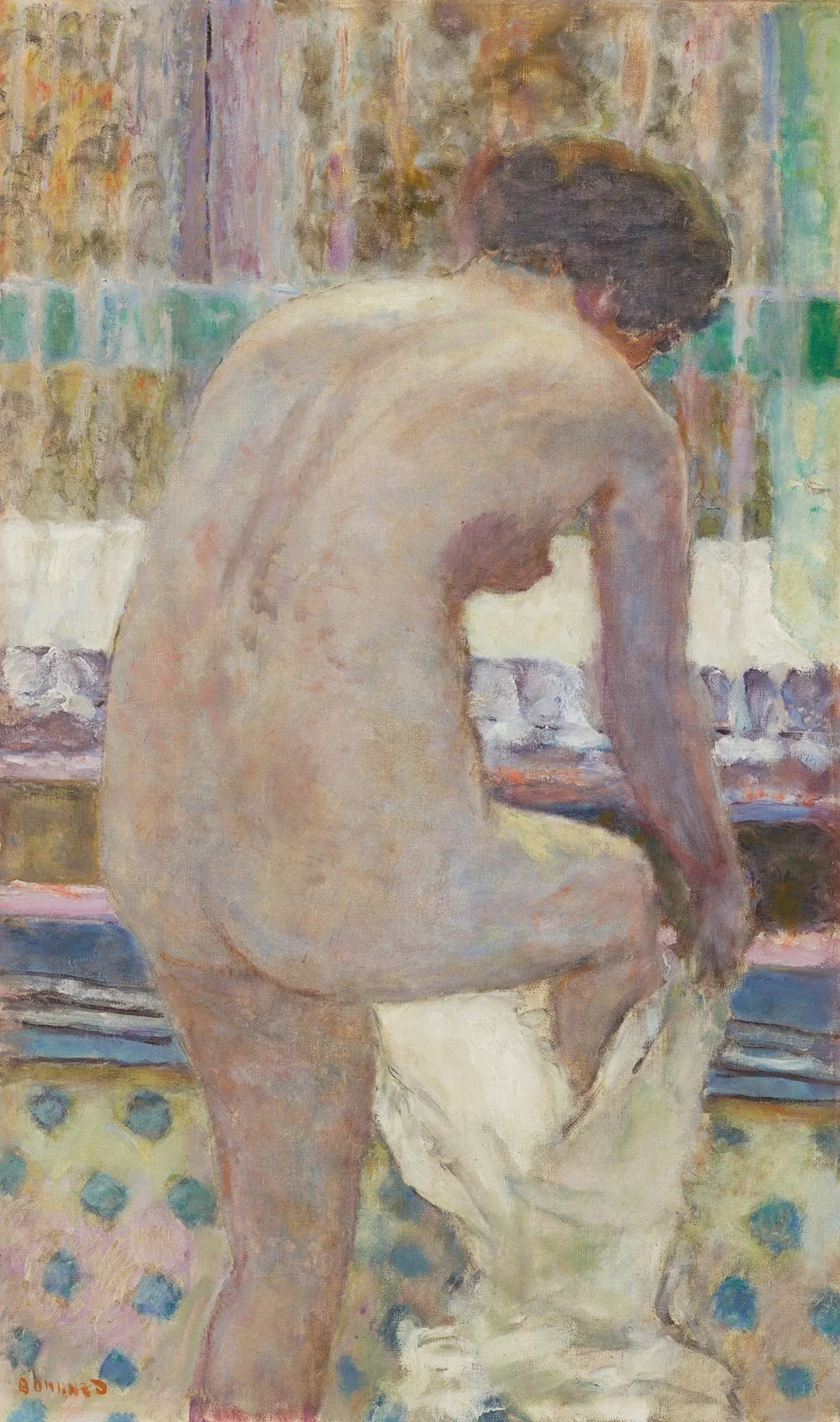 Nu s’habillant av Pierre Bonnard