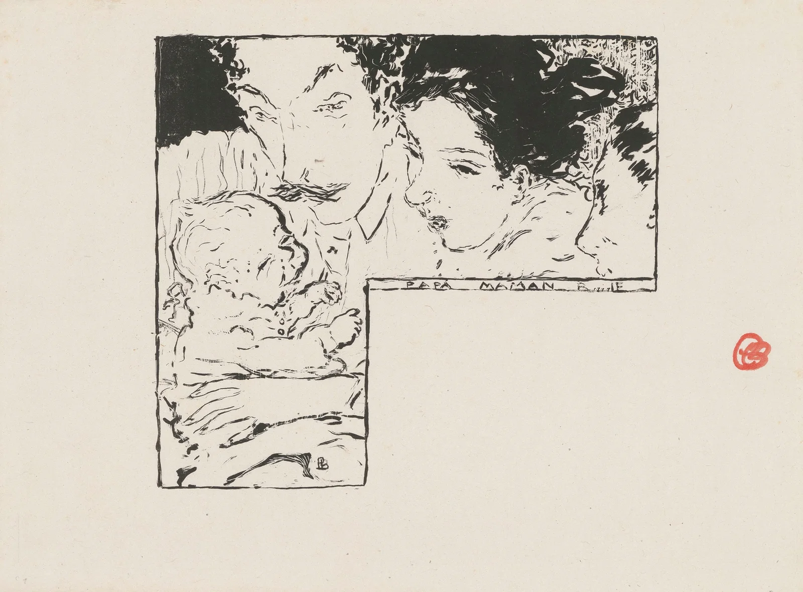 Papa, maman av Pierre Bonnard