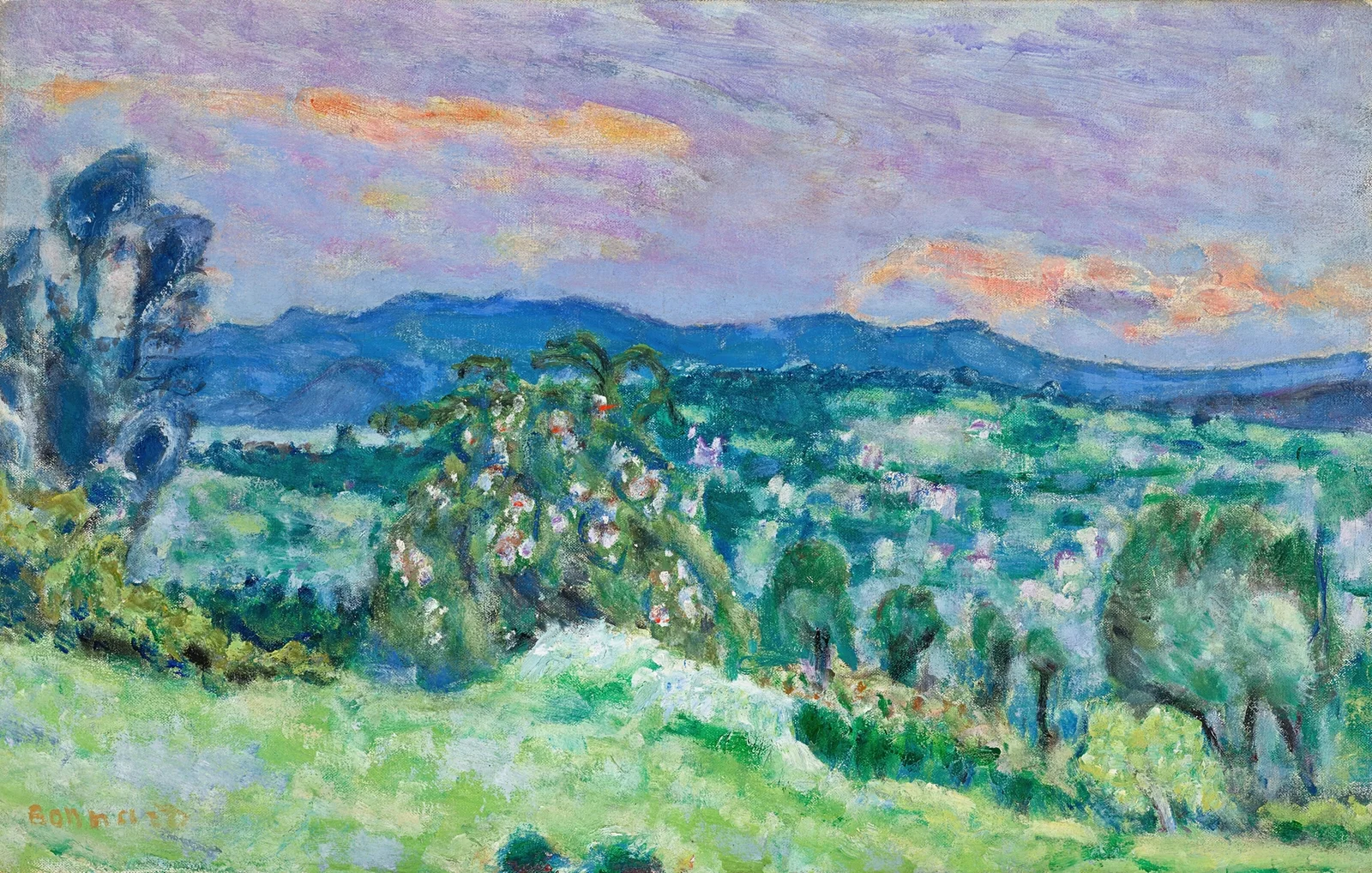 Paysage de Saint-Tropez av Pierre Bonnard
