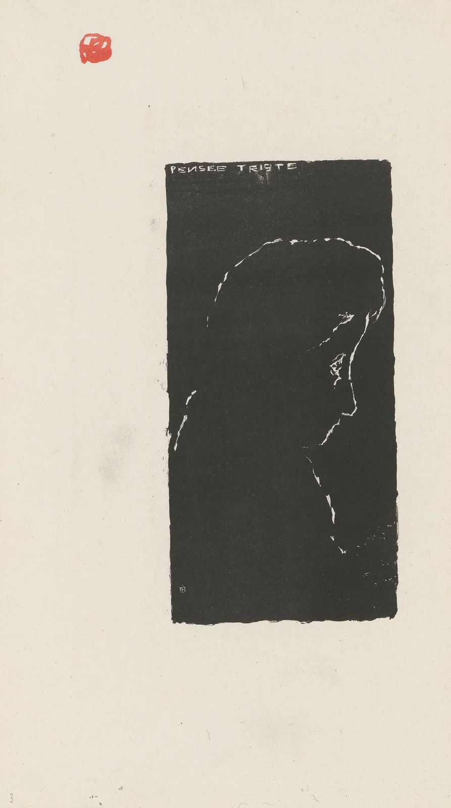 Pensée triste av Pierre Bonnard
