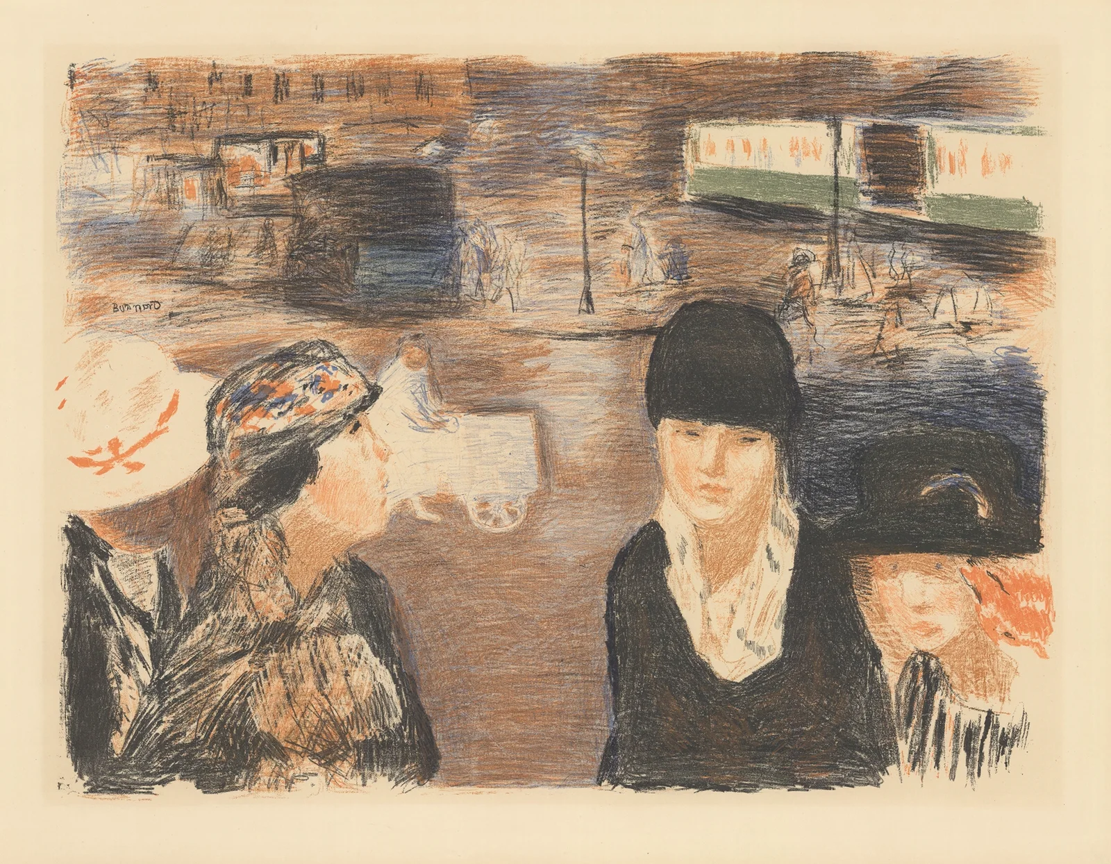 Place Clichy av Pierre Bonnard