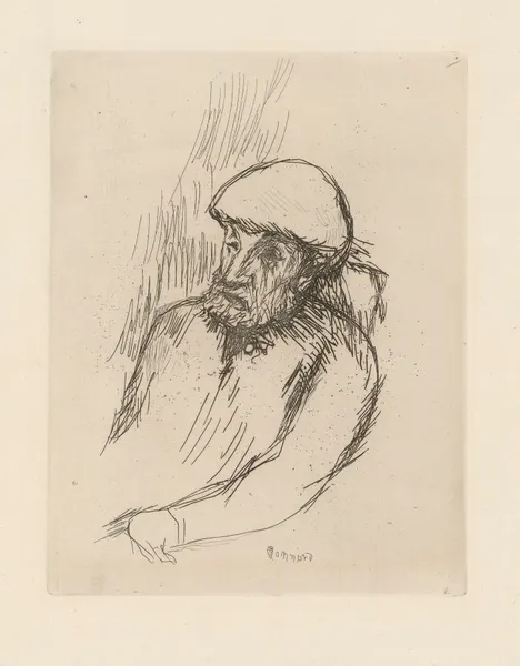 Portrait de Renoir av Pierre Bonnard
