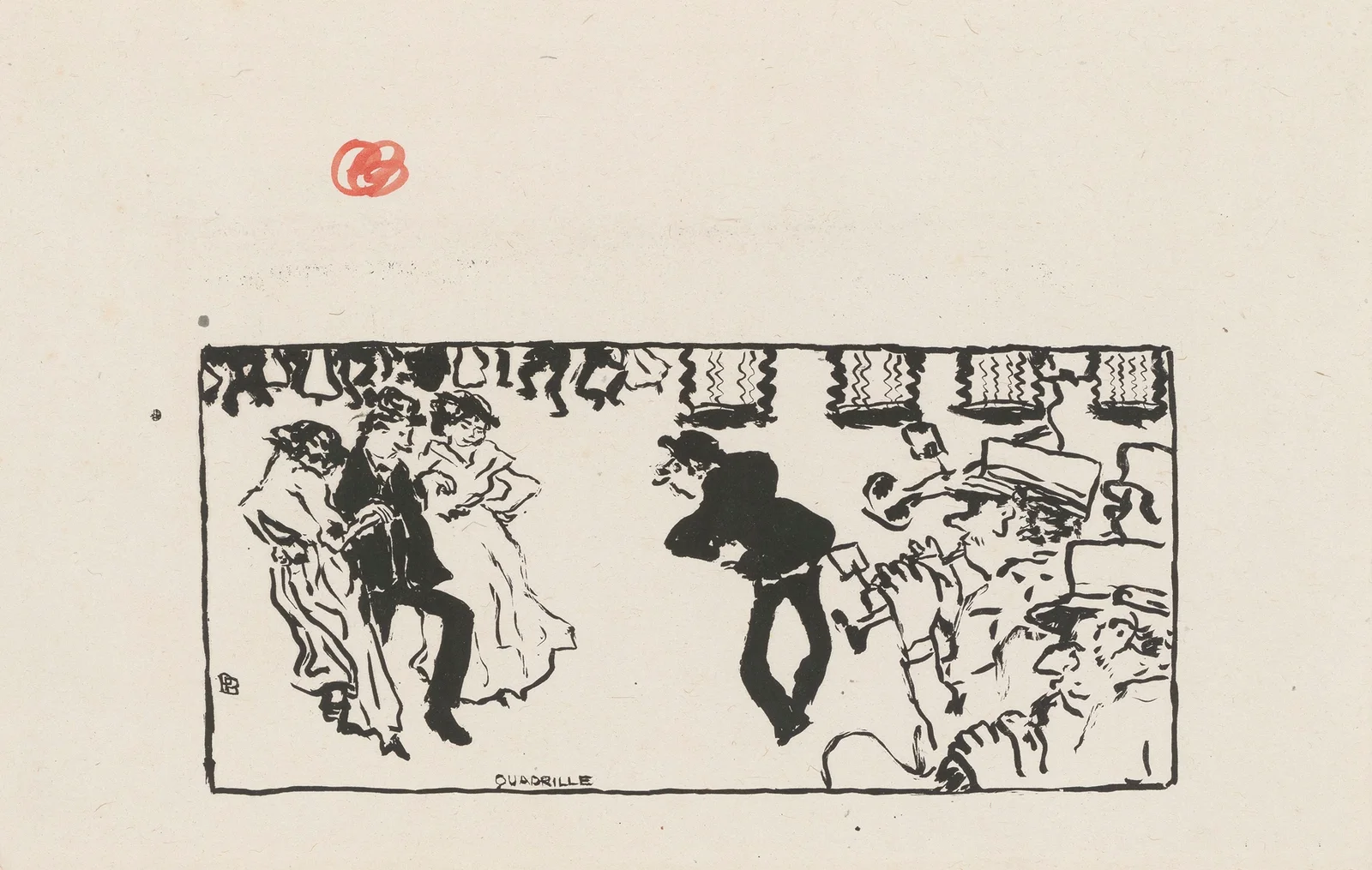 Quadrille av Pierre Bonnard