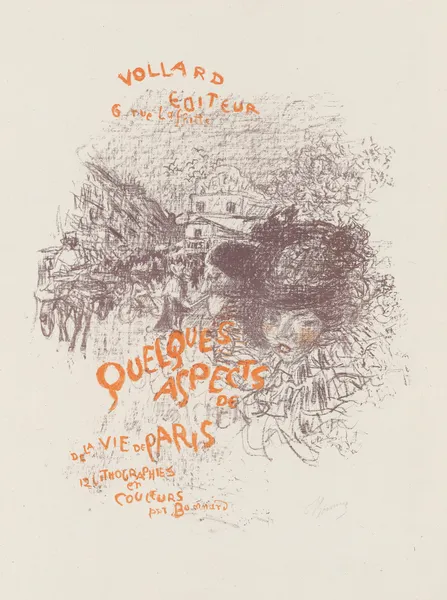 Quelques aspects de la vie de Paris – cover av Pierre Bonnard