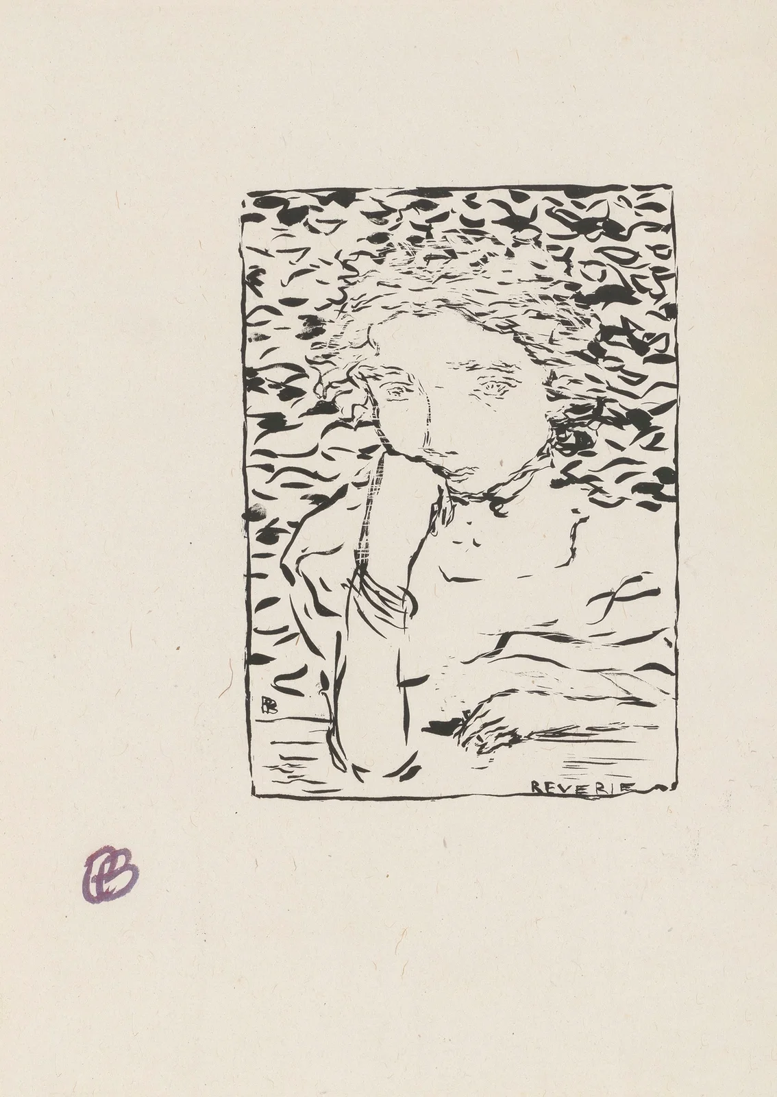 Rêverie av Pierre Bonnard