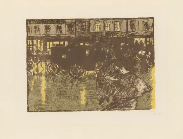 Rue, le soir, sous la pluie, 1899 – nr 3 av Pierre Bonnard
