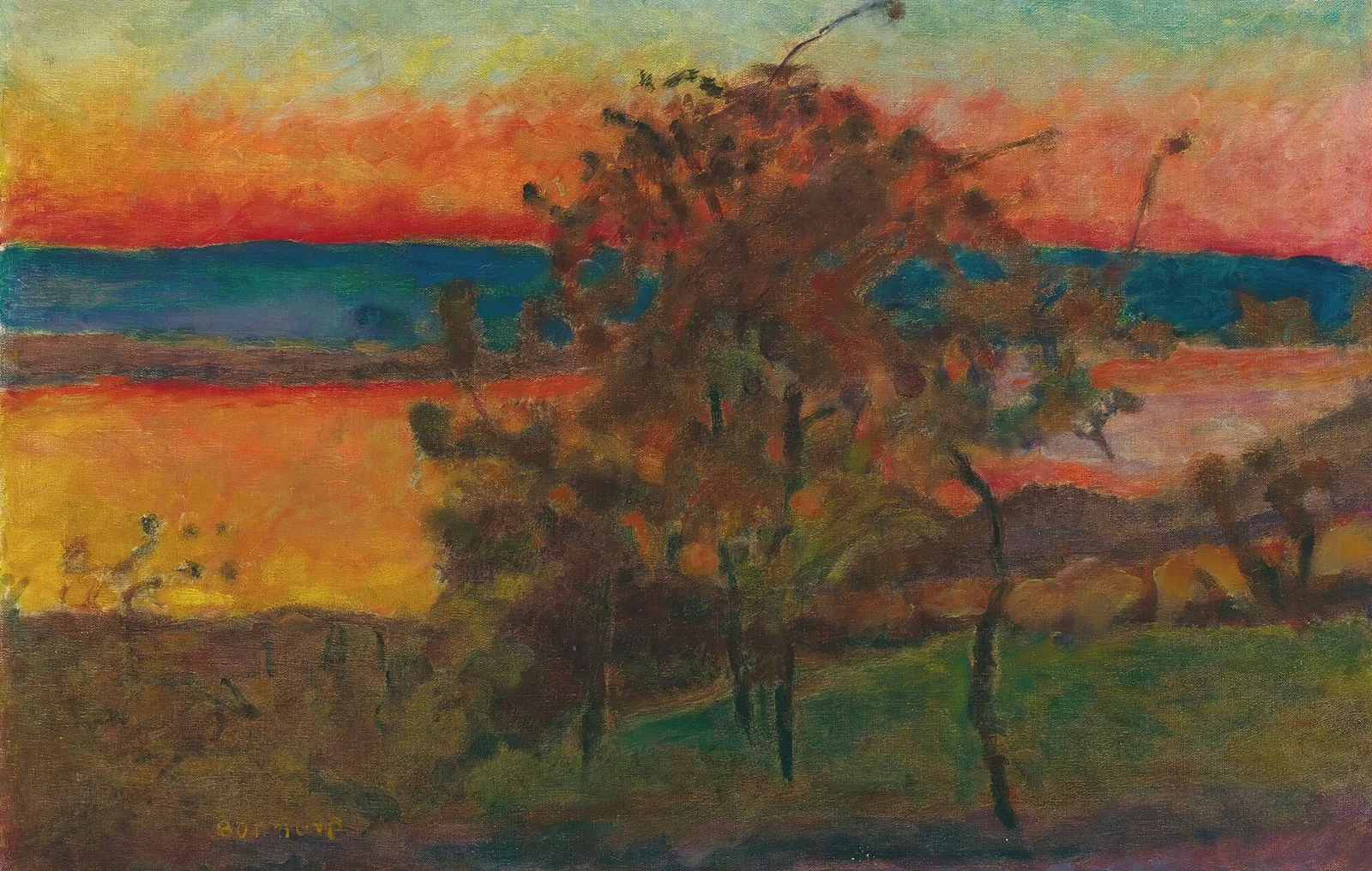 Soleil Couchant av Pierre Bonnard