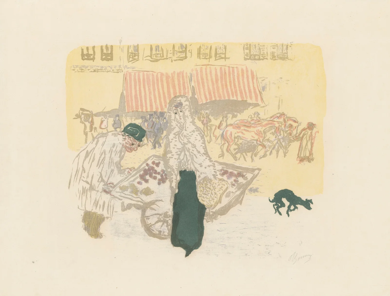 The Costermonger (La marchande des quatre-saisons) av Pierre Bonnard