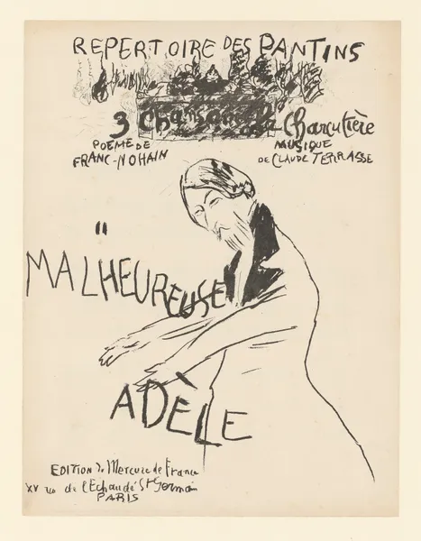 Trois chansons à la charcutière – Malheureuse Adèle av Pierre Bonnard