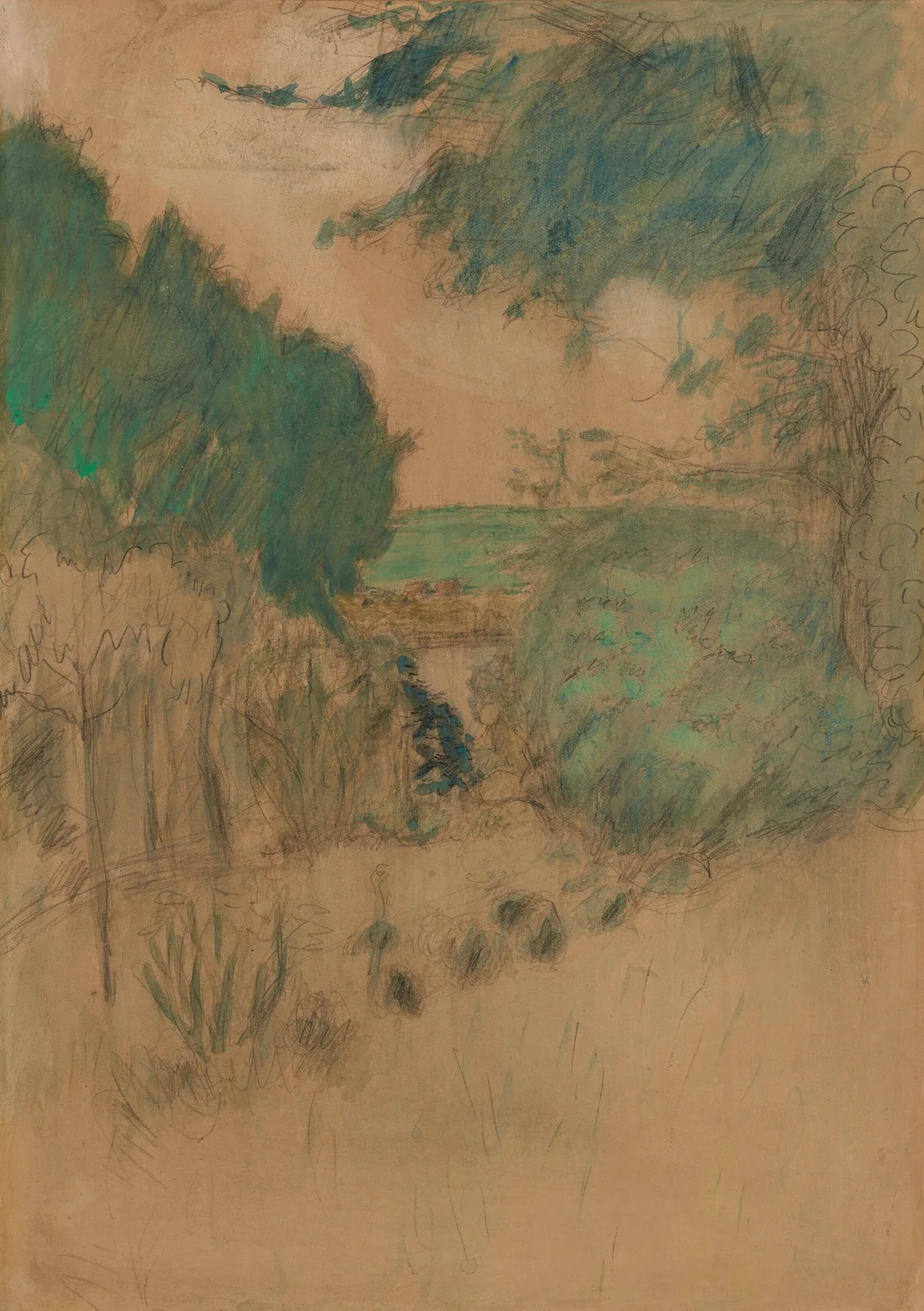 Vue de Vernon av Pierre Bonnard