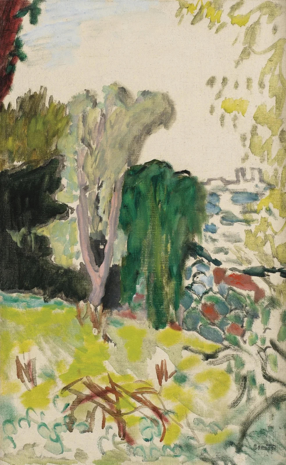 Vue sur Antibes av Pierre Bonnard