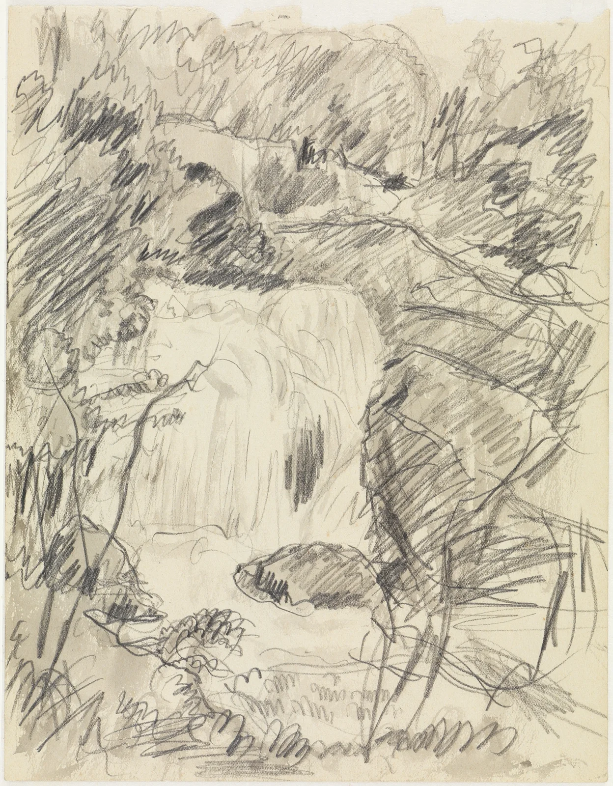 Wasserfall av Pierre Bonnard
