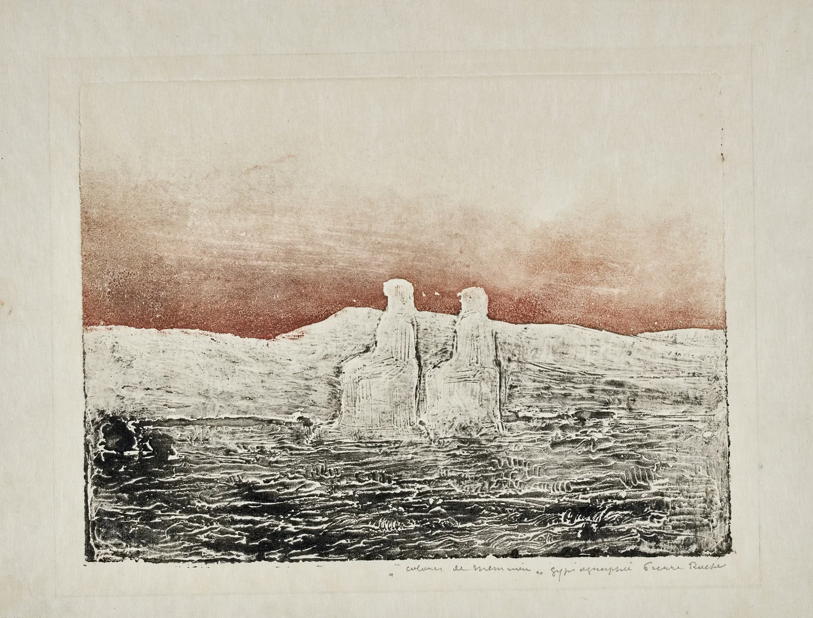Colosses de Memnon (Thèbes) av Pierre Roche