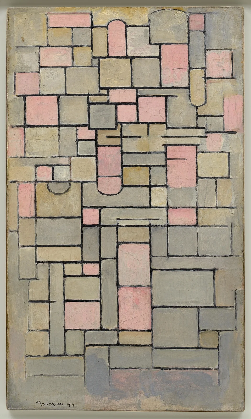 Composition 8 av Piet Mondrian