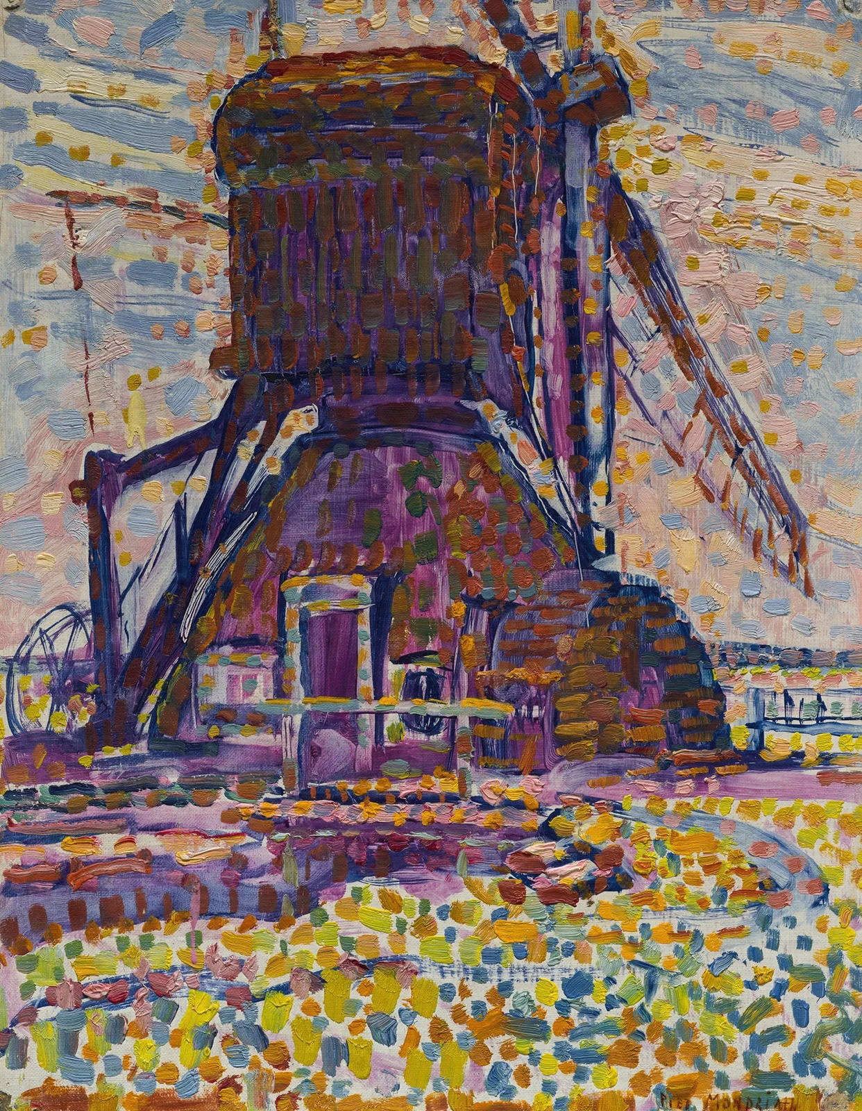 The Winkel Mill av Piet Mondrian