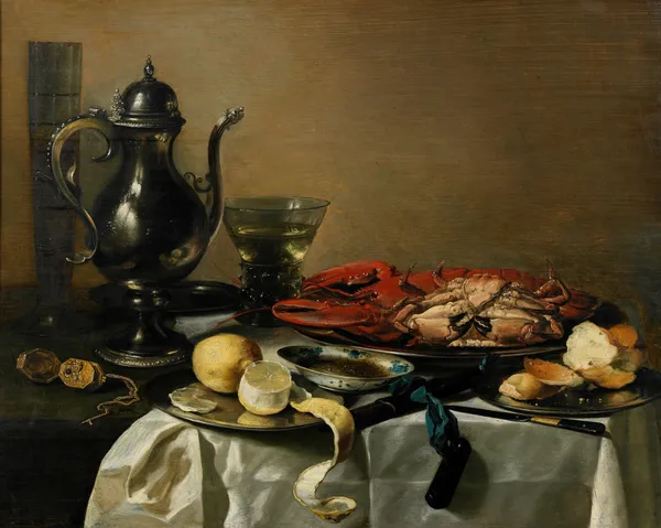 Still Life, 1643 – nr 1 av Pieter Claesz