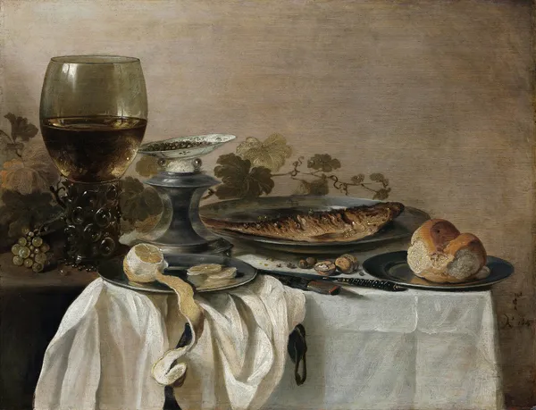 Still Life with a Fish av Pieter Claesz