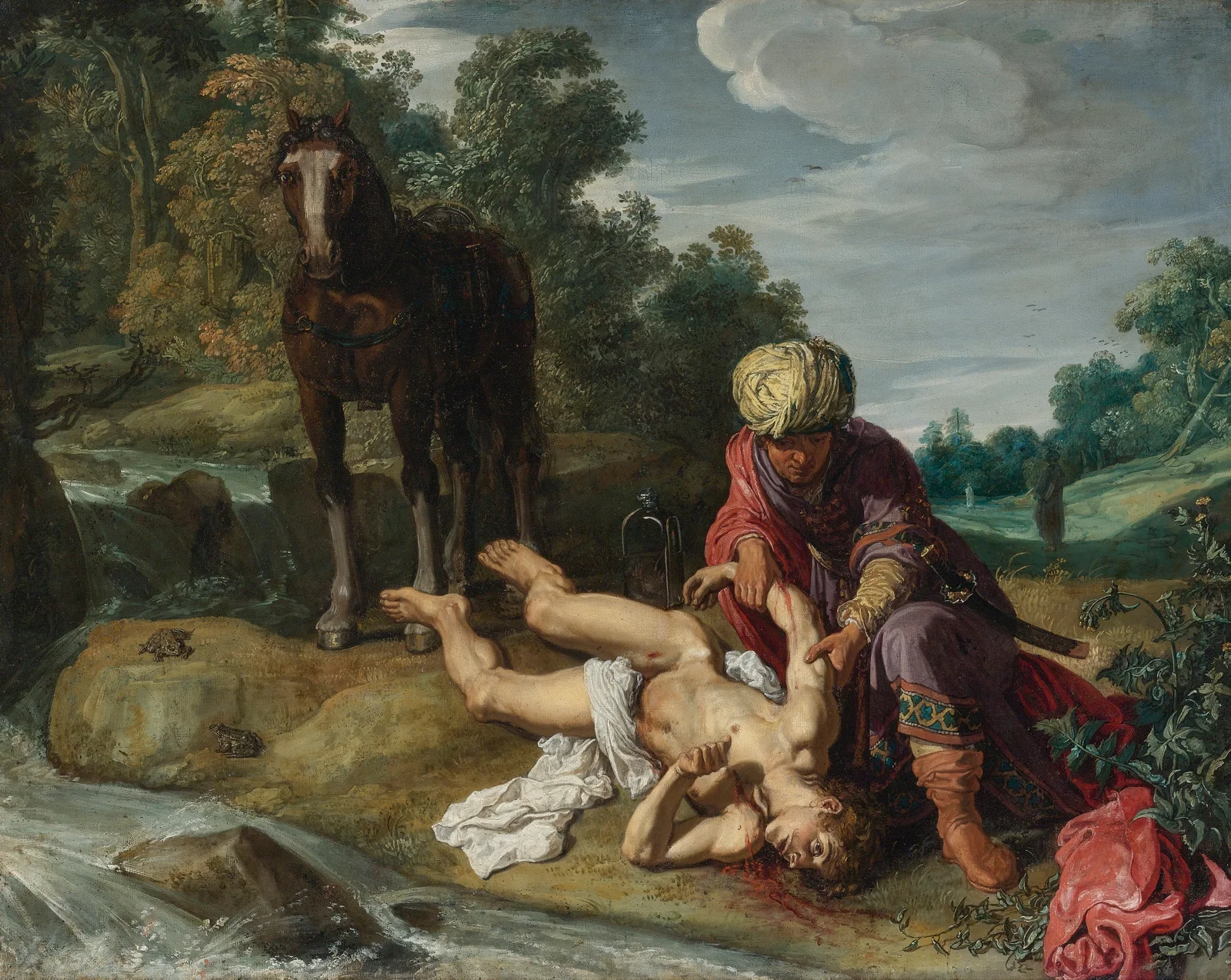 The Good Samaritan av Pieter Lastman