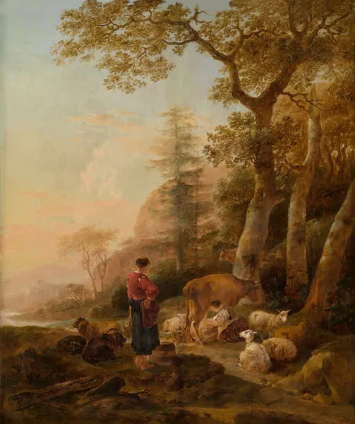 Italian Landscape, 1645 av Nicolaes Pietersz. Berchem