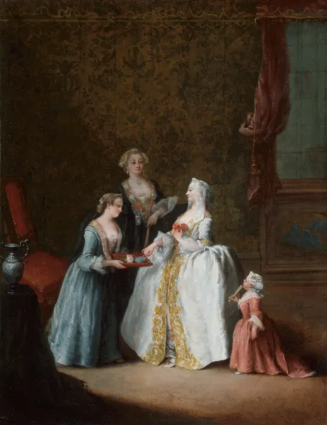 Lady at Her Toilette av Pietro Longhi