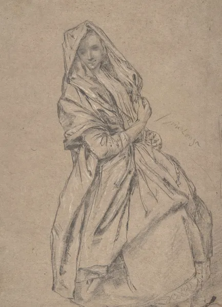 Study of a Seated Woman av Pietro Longhi