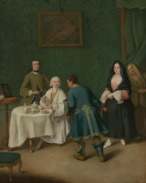 The Temptation av Pietro Longhi