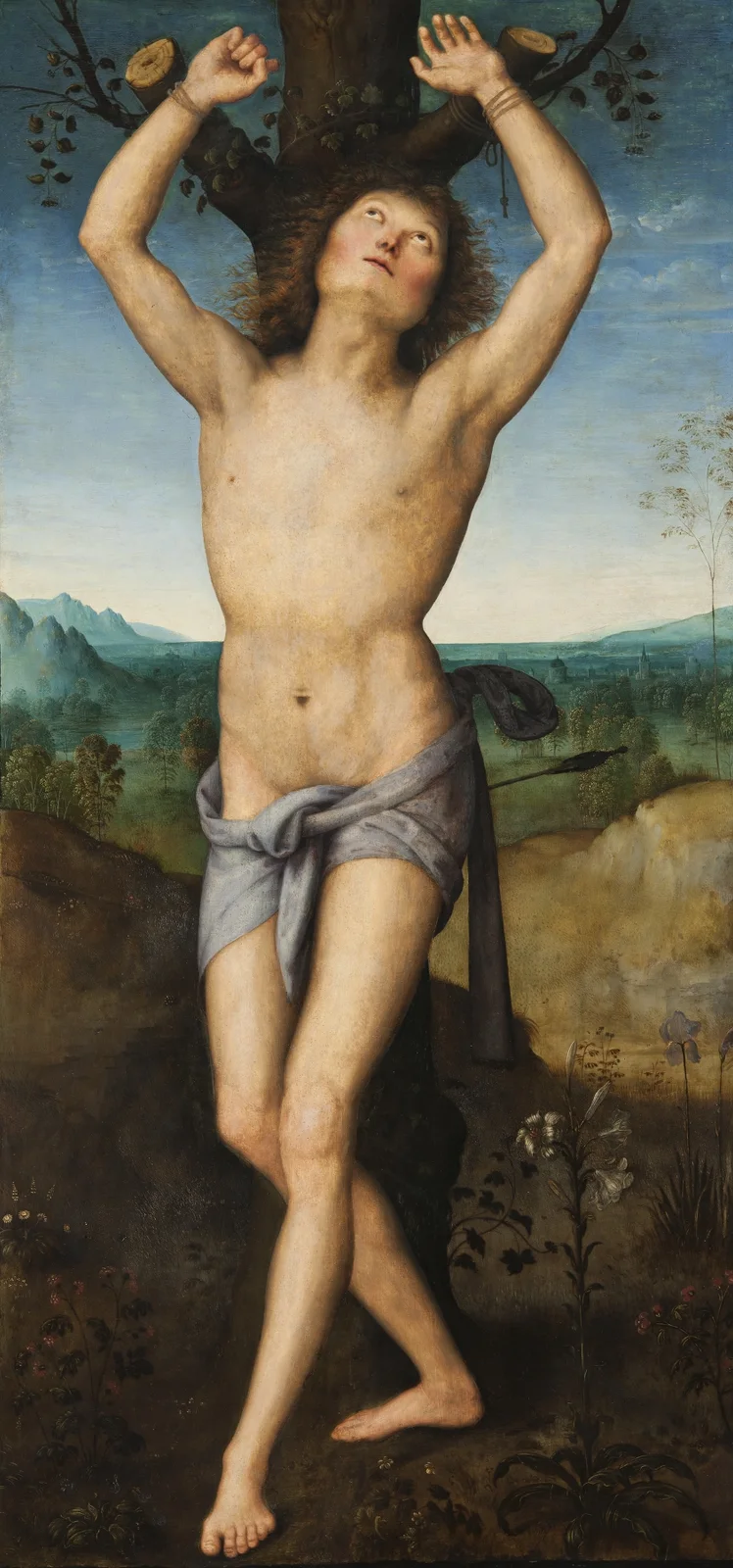 St Sebastian av Pietro Perugino