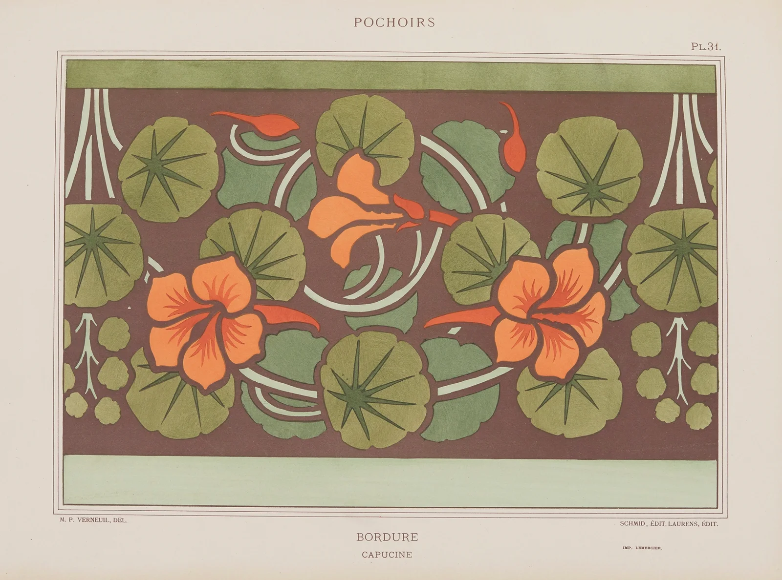 Bordure, capucine av Maurice Pillard Verneuil