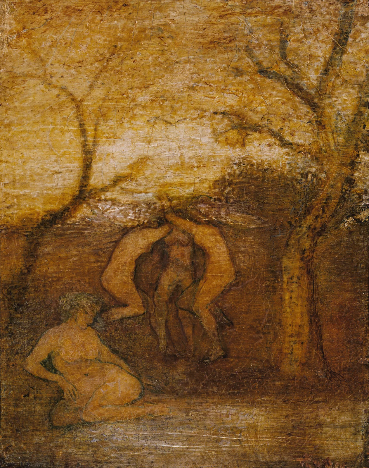 Dancing Dryads (by 1879) av Albert Pinkham Ryder