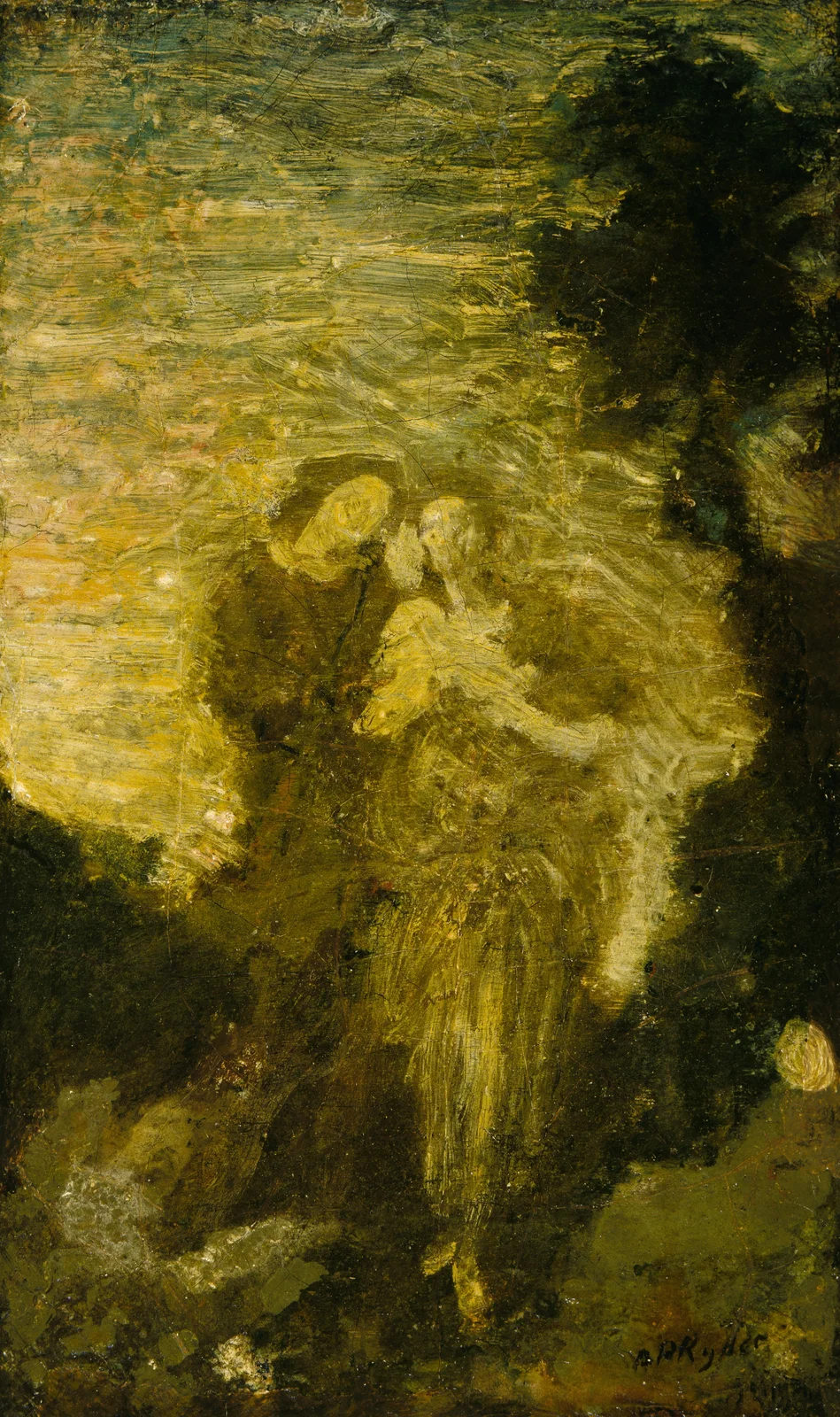 Florizel and Perdita (by 1887) av Albert Pinkham Ryder
